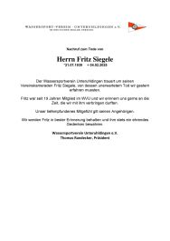 Nachruf Fritz Siegele